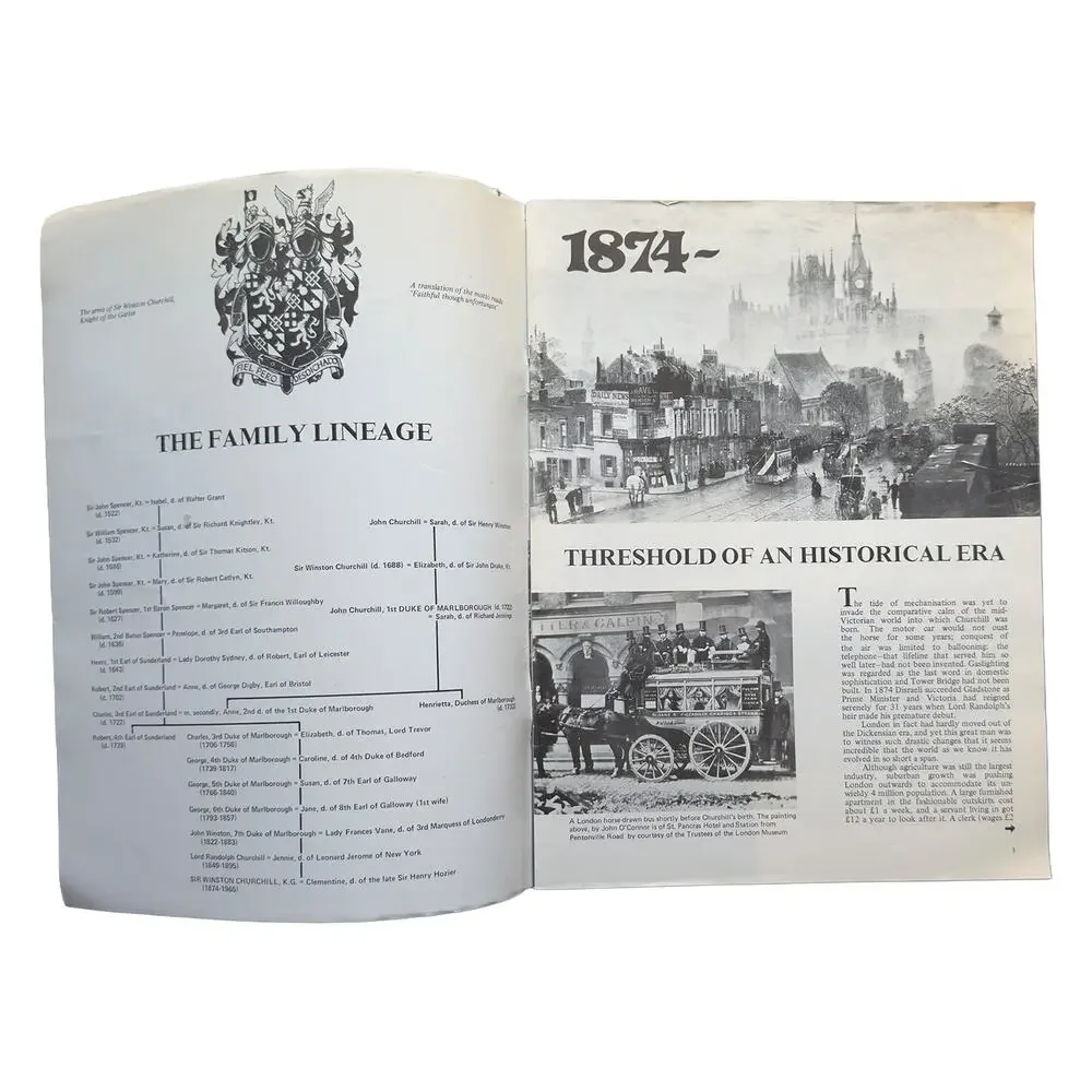 Vintage Daily Mail Winston Churchill Centenary 1874-1974 Pictorial Magazine